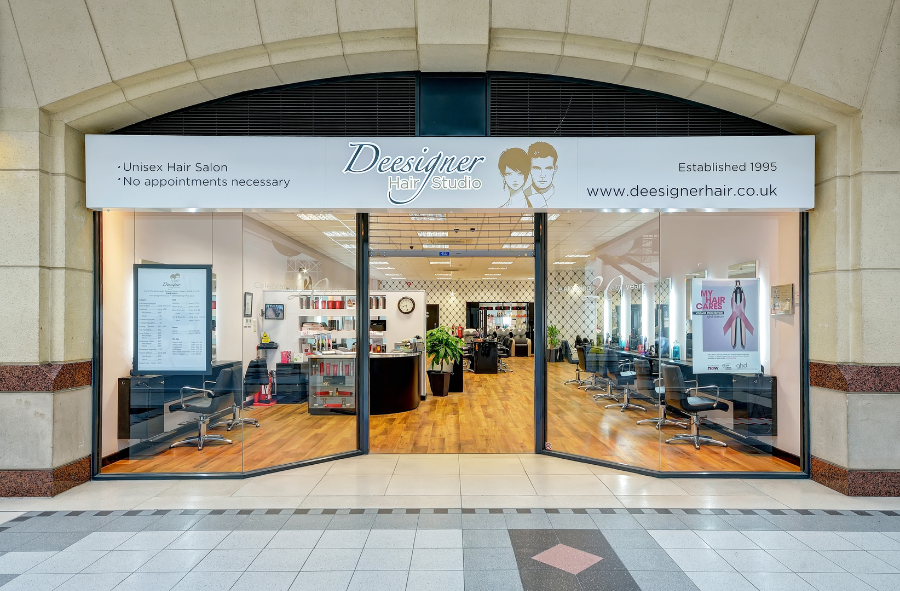 Deesigner Hair Studio, unisex hair salon, in Ipswich town centre - Home